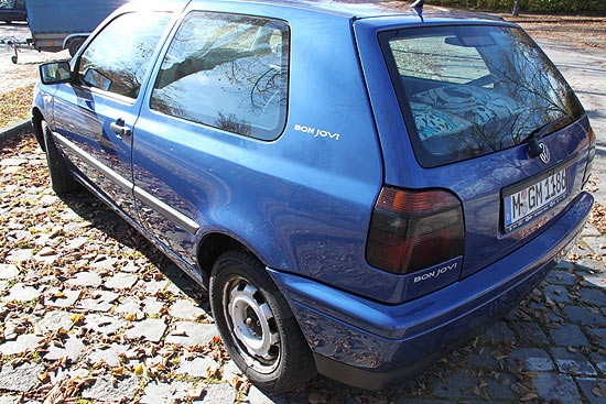 schon verkauft VW Golf 3 Bon Jovi EZ 09/1996 , 55 KW